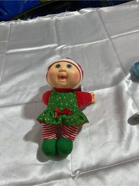 Holiday Green and Red Plush Doll - Kids Toy